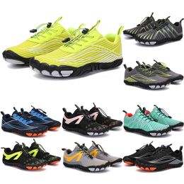 2021 Four Seasons Five Fingers Sports shoes Mountaineering Net Extreme Simple Running, Cycling, Hiking, green pink black Rock Climbing 35-45 color108