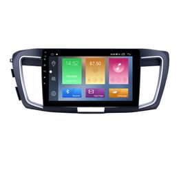 Car Dvd Hd Player Android Multimedia Touch Screen Radio 10 Inch for Honda Accord 9 2013 Low Version Bluetooth Wifi 3G Support OBD Carplay