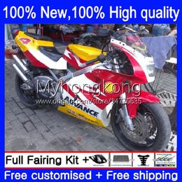 Fairings Kit For SUZUKI 250CC RGV250 Red yellow SAPC VJ22 RGVT250 88-98 Bodys 32No.31 RGVT-250 RGV-250 VJ23 94 95 96 97 98 RGVT RGV 250 1994 1995 1996 1997 1998 Bodywork