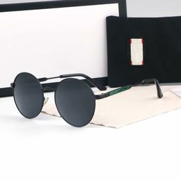 Großhandel Herren Womens Designer Sonnenbrille Sonnenbrille Runde Mode Goldrahmen Glas Linse Eyewear Für Mann Frau Mit Original Cases Boxen Gemischte Farbe 2022