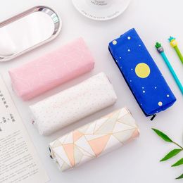 Creative Cute Kawaii School Student Zipper Pencil Case Candy Kids Organiser Bag Pouch Stationery Supplies Bags