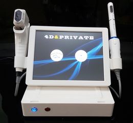 3 IN 1 4D HIFU Ultrasound 12 Lines 10 Cartridges For Face Lift Wrinkle Removal Body Slimming With Vaginal Tightening Vagina Rejuvenation