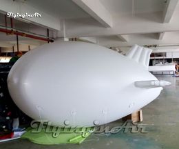 Customized Advertising Inflatable Zeppelin Air Floating PVC Blimp Printing Flying Aircraft Helium Plane Balloon For Carnival Parade Show