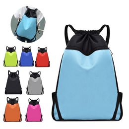 Outdoor Bags Backpack Men Gym Travel Nylon Ladies Drawstring Running Athletics Weekend Fitness Shoulder Bolsas Training Sports For Women