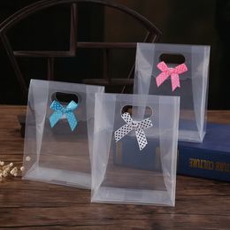 Transparent Clear Gift Candy Box Square PVC Chocolate Bag Boxes Wedding Favour Party Event Decoration Wholesale