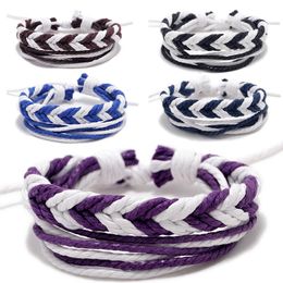 Handmade String Bracelet Bangle Friendship Bracelets Anklet for Women Braided Rope Weave Yoga Foot Jewellery