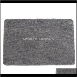 Accessories Home & Garden Drop Delivery 2021 Anti-Slip Microfiber Mat Bathroom Soft Carpet Comfortable Bath Pad Absorbent Dry Fast Design Sho