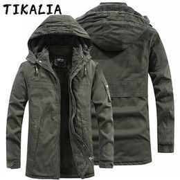 Men Winter Jacket Thicken Military Jacket Outdoor Tactical Fur Lined Warm Coat Men Jacket Fashion Clothing Ropa Para Hombre 211008