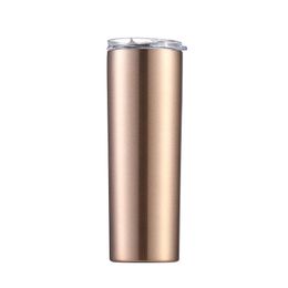 304 stainless steel 20 straight cup thin heat sublimation coating car straight pipette water