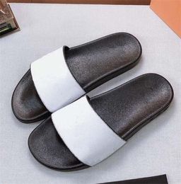 138w latest high quality men Design women Flip flops Slippers Fashion Leather slides sandals Ladies Casual shoes