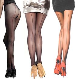 stockings plus size A line of pantyhose Skinny 2019 new fation Sexy Women's Sheer Pantyhose Silk Stockings Tights X0521