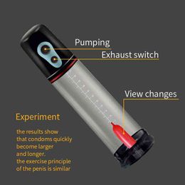 NXYSex pump toys Sex pump toys Electric Penis Pump male masturbator Enlargement Extender Enlarger training sex for man Delayed ejaculation 1125 1125 1125