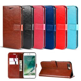 Phone Cases with buckle Flip Card Slot Wallet Stand PU Leather Case Cover for iPhone15 14 13 12 11 pro max xs xr 5 6 7 8 Samsung S21 S20 S10 S8 NOTE 10 Plus