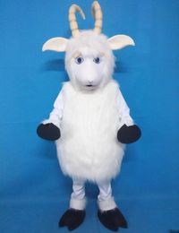 Halloween White Sheep Mascot Top Quality Costume theme character Carnival Adult Size Fursuit Christmas Birthday Party Dress