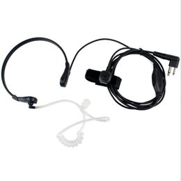 Throat Mic Acoustic Earpiece Headset For Motorola Radio RDV-5100 RDU-2020 RDV-2080D RDU-2080D RDU-4100 RDU-4160D PMR446 ECP 100 PR400 BPR-40 EP450 AU1200 AV1200