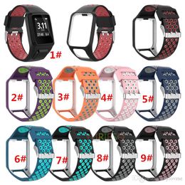 New Two-tone Silicone Replacement Wrist Band Watch Strap For TomTom Runner 2 3 Spark 3 GPS Watch Fitness Tracker