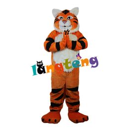 Mascot Costumes798 Orange Tiger Mascot Costumes Animal Cartoon For Adult Holiday