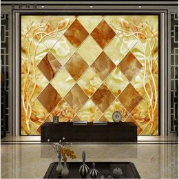 custom photo murals jade carving 3D stereo background wall 3d murals wallpaper for living room wallpapers