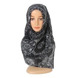 Women Spring Autumn Bandanas Scarf Fashion Balinese Scarves Shawls And Wraps Lady Foulard Flower Hijab Stoles Wholesale