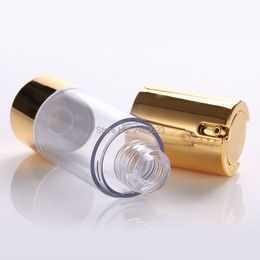 15ml 30ml 50ml Empty Refillable High-grade Airless Vacuum Pump Bottle Cosmetic Containers 100pcs/lot