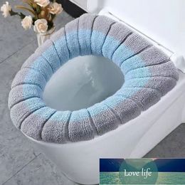 Vacuum Parts Thickened Toilet Cushion Mat Winter Soft Washable Common Nordic Seat Pads Household Bathroom Lavatory Set