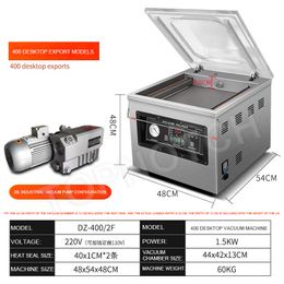 Food Vacuum Machine Packager Wet And Dry Dual Purpose Cold Hot Both Automatic Small Compressor