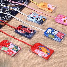 Japanese Prayer Omamori Pray Fortune Beauty Health Safety Lucky Charms Wealth Bag Guard Talisman Pendant Keychain Couple Gift G1019