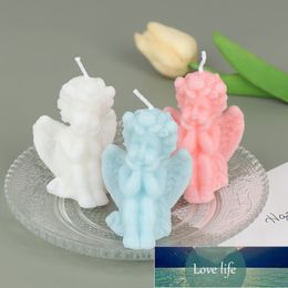 1pcs Photo Props Handmade Cute Cheek Angel Smokeless Candle Wick Scented Candle Little Angel Baby Shape Wedding Decoration Party Factory price expert design