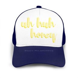 Uh Huh Honey Fishing Trucker Sports Curved Mesh Hat Uh Huh Honey Music Kanye Nature Marble Meme Space Stars Galaxy Gold Yikes X0726