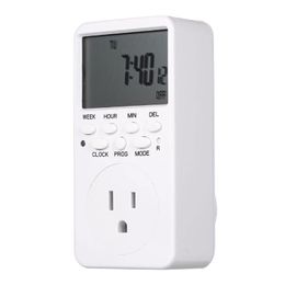 Timers LCD Digital Programmable Socket Timer Switch Kitchen Outlet 230V 50HZ Plug-in Time Relay 7 Day Programmer