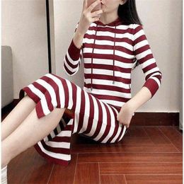Fashion Sexy Women O Neck Short Sleeve Shirt Shorts Autumn Sweater + skirt 2 piece Bottom Suit Two Piece Sets Outfit 210514