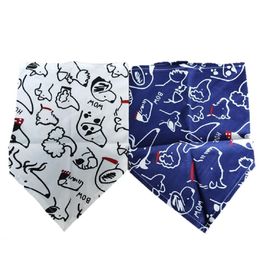 Wholesale 120pcs/lot 2022 Special making Dog Apparel printing Puppy Pet bandanas Collar scarf Bow tie Cotton S901