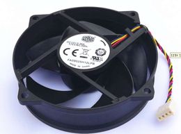 9025 9225 9cm round fan hydraulic 4-wire speed regulation 12V 0.36A