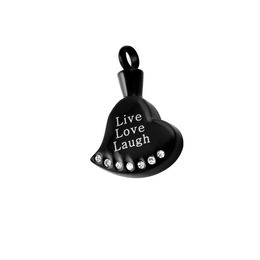 Stainless steel keepsake heart-shaped cremation pendant necklace urn pendant souvenir memorial pet-love