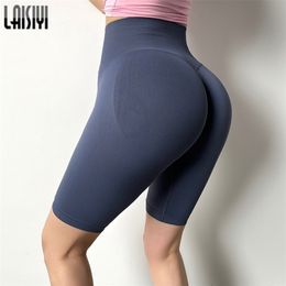 LAISIYI Workout Gym Legging Seamless Leggings Women Sport Pants Butt Booty Push Up Pant High Waist Gym Pant Fitness Leggings 211014