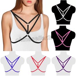 Body Fashion Accessories Harness For Women Straps Bondage Fashion Cage Bra Top Sexy Dress Lingerie Goth Fetish Rave Erotic Festival Wear Underwear