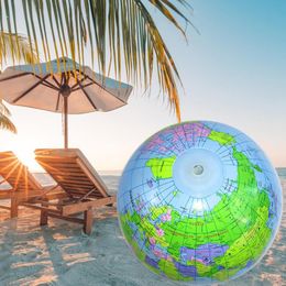 Inflatable Globe World Earth Ocean Map Ball Educational Supplies Geography Learning Beach Balls Kids Geography 30cm