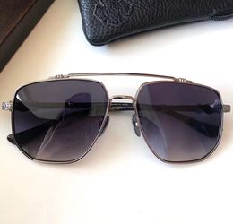 Brand Designer Sunglasses for Men Women Unisex Big Titanium Frame Eyeglasses Shades Male Sunglasses Retro Polygon Punk Cool Sun Glasses with Original Box