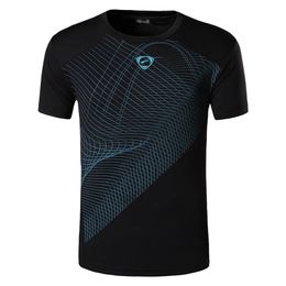 Jeansian Men's Tshirt T-Shirt Tee Shirt Sport Dry Fit Short Sleeve Running Fitness Workout LSL069 Black 210409