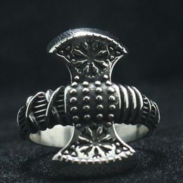 Cluster Rings Size 8 To 16 Mens Boys 316L Stainless Steel Cool Punk Gothic Axe Viking Est Ring