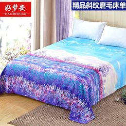 Four Seasons Bed Sheet Trendy Household Textile Bedding Mattress Dust-proof Bedspread Dorm Room ( No Pillowcase ) F0131 210420