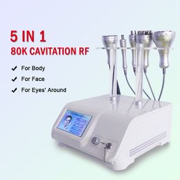 Taibo 80k Ultrasonic Cavitation 5D Carving Instrument Vacuum body shaping Slimming Machine Multi-function Face Lift Device