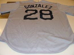 Custom Adrian Gonzalez Road Grey Jersey Men Women kids youth Baseball jersey