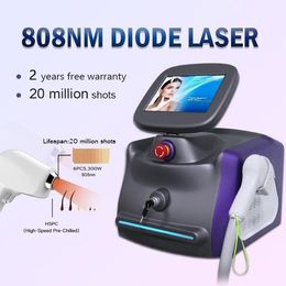 2021 300W 808nm Professional Portable Horizontal Diode Laser Light Hair Removal Instrument