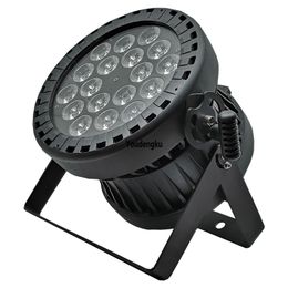 10pcs dmx outdoor led par 64 light stage waterproof par led 18x18w rgbwa uv 6in1 ip 65 led par light