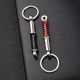 9Pieces/Lot Fashion Creative Shock Absorber Keychain Car Modification Parts Keychain For Men Car Key chain Accessories Business Gifts