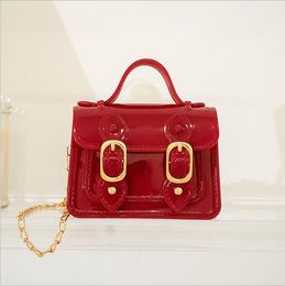 HBP Mini-PVC-Damentasche, Handtasche, Tragetasche, Rot