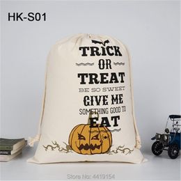 Halloween Bucket Party Spiders Witch Tote Bag Trick or Treat Candy Gift Bags Kid Toy Drawstring Pocket Festival Supplies Storage Sacks