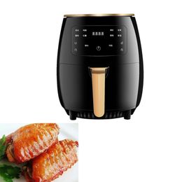 220V/110V Multifunction Air Fryer Smart Touch LCD Air Fryer Oil free Health Fryer Cooker 4.5L Large Capacity 1200W