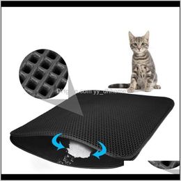 Double Layer Pads Trapping Waterproof Pets Box Product For Cats House Clean Nnled Beds Furniture F8Hk6